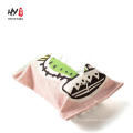 foldable cotton linen tissue box cover